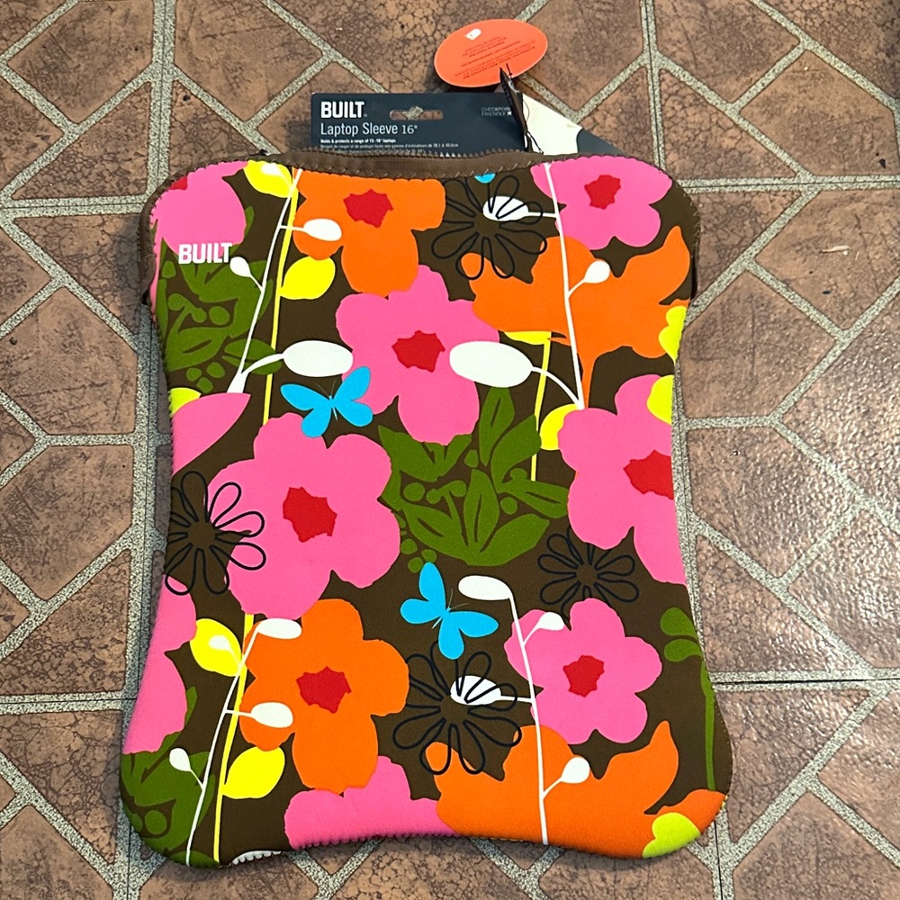 Built Laptop Sleeve 16" floral